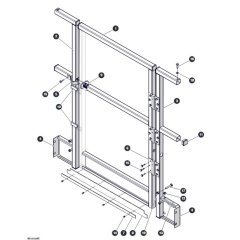Full Rear Gate -  for Skyjack SJ3220 DC Scissor Lift