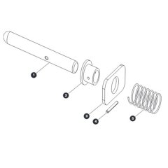 Gate Latch for Skyjack SJ3220 DC Scissor Lift
