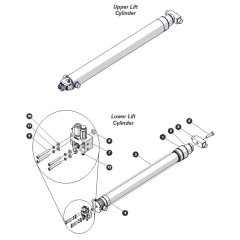 Lift Cylinder for Skyjack SJ3220 DC Scissor Lift