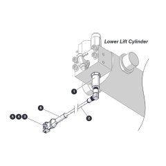 Lower Lift Cylinder for Skyjack SJ3220 DC Scissor Lift