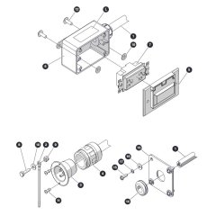 Platform A/C Outlet for Skyjack SJ3220 DC Scissor Lift