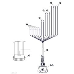 Platform Control Cable for Skyjack SJ3220 DC Scissor Lift