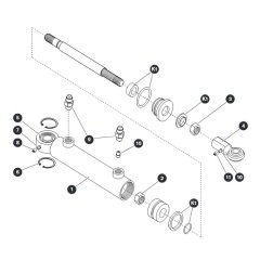Steer Cylinder for Skyjack SJ3220 DC Scissor Lift