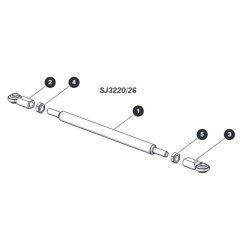Tie Rod for Skyjack SJ3220 DC Scissor Lift