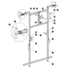 Universal Board Carrier for Skyjack SJ3220 DC Scissor Lift