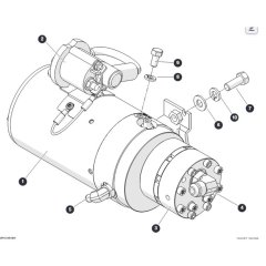Auxiliary Pump Assembly for Skyjack SJ45 AJEplus Articulating Boom