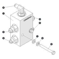 Axle Lock Manifold Assembly for Skyjack SJ45 AJEplus Articulating Boom
