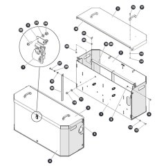 Battery Boxes Assembly for Skyjack SJ45 AJEplus Articulating Boom