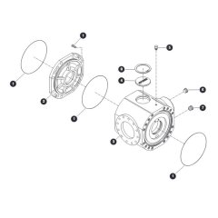 Central Housing - Rear Axle Assembly for Skyjack SJ45 AJEplus Articulating Boom