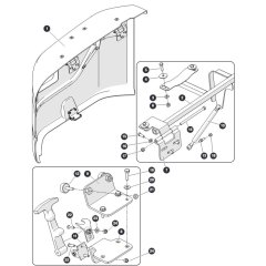 Cowling - Controls Side Assembly for Skyjack SJ45 AJEplus Articulating Boom