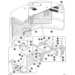 Cowling - Engine Side Assembly for Skyjack SJ45 AJEplus Articulating Boom