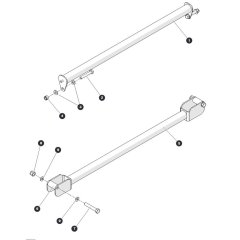 Drop Bar Gate Assembly for Skyjack SJ45 AJEplus Articulating Boom