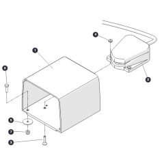 Footswitch Assembly for Skyjack SJ45 AJEplus Articulating Boom