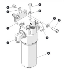 High Pressure Filter Assembly for Skyjack SJ45 AJEplus Articulating Boom
