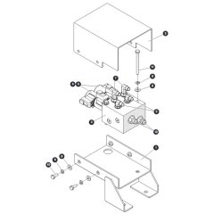 Jib Manifold Assembly for Skyjack SJ45 AJEplus Articulating Boom