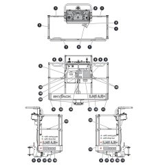 Labels - Platform  for Skyjack SJ45 AJEplus Articulating Boom