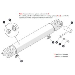 Master Cylinder Assembly for Skyjack SJ45 AJEplus Articulating Boom