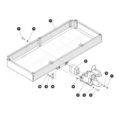 Platform Base Assembly for Skyjack SJ45 AJEplus Articulating Boom