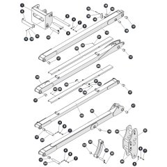 Riser Assembly for Skyjack SJ45 AJEplus Articulating Boom