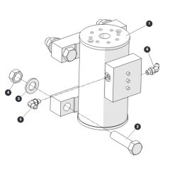 Rotary Actuator Assembly for Skyjack SJ45 AJEplus Articulating Boom