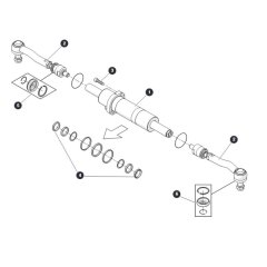 Steering Assembly Assembly for Skyjack SJ45 AJEplus Articulating Boom