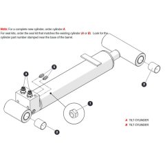 Tilt Cylinder Assembly for Skyjack SJ45 AJEplus Articulating Boom