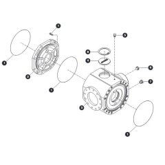 Central Housing - Rear Axle for Skyjack SJ45 AJHEplus Articulating Boom