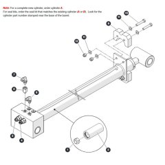 Extension Cylinder for Skyjack SJ45 AJHEplus Articulating Boom