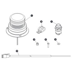 Flashing Light for Skyjack SJ45 AJHEplus Articulating Boom