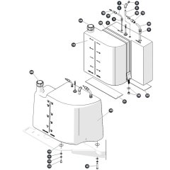 Fuel Tank for Skyjack SJ45 AJHEplus Articulating Boom