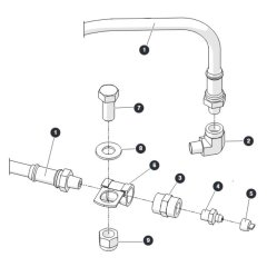 Grease Line for Skyjack SJ45 AJHEplus Articulating Boom