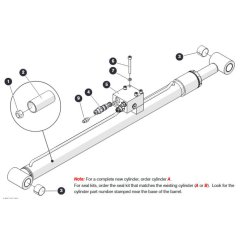 Jib Cylinder for Skyjack SJ45 AJHEplus Articulating Boom