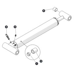Lift Cylinder for Skyjack SJ45 AJHEplus Articulating Boom