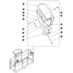 Pipe Rack for Skyjack SJ45 AJHEplus Articulating Boom