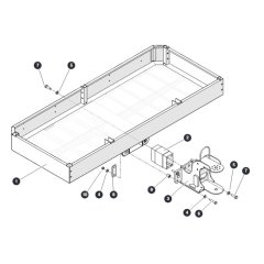 Platform Base for Skyjack SJ45 AJHEplus Articulating Boom