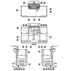 Labels - Platform for Skyjack SJ45 AJHEplus Articulating Boom