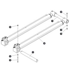 Riser Cylinder Mounting for Skyjack SJ45 AJHEplus Articulating Boom