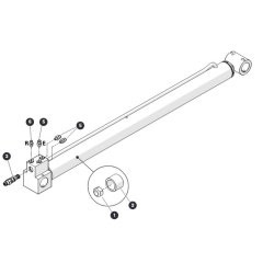 Riser Cylinder for Skyjack SJ45 AJHEplus Articulating Boom