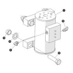 Rotary Actuator for Skyjack SJ45 AJHEplus Articulating Boom
