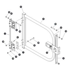Swing Gate for Skyjack SJ45 AJHEplus Articulating Boom
