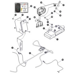 Elevate Telematics, Keypad & BMS for Skyjack SJ4720 DC Scissor Lift
