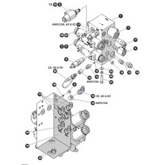 Main Manifold for Skyjack SJ4720 DC Scissor Lift