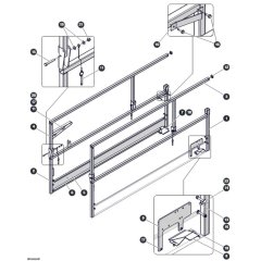 Main Railings for Skyjack SJ4720 DC Scissor Lift