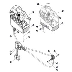 Platform Control Box for Skyjack SJ4720 DC Scissor Lift
