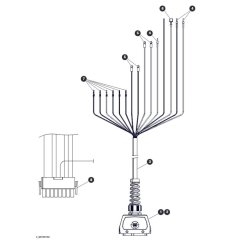 Platform Control Cable for Skyjack SJ4720 DC Scissor Lift