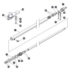 Powerdeck Cylinder for Skyjack SJ4720 DC Scissor Lift