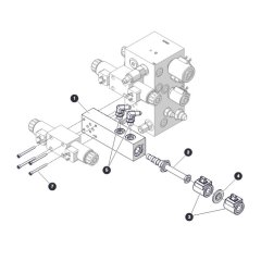 Powerdeck Manifold (Option) for Skyjack SJ4720 DC Scissor Lift