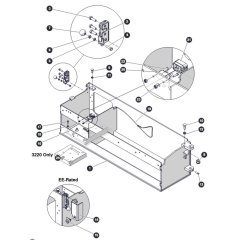 Battery Tray for Skyjack SJ4726 DC Scissor Lift