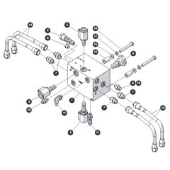 Drive Manifold for Skyjack SJ4726 DC Scissor Lift