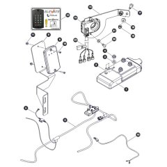Elevate Telematics Keypad & BMS for Skyjack SJ4726 DC Scissor Lift